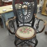 591 1112 WICKER CHAIR